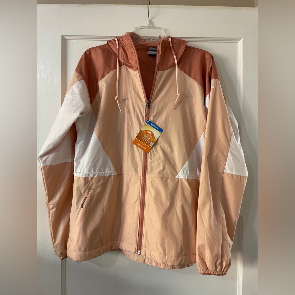 Columbia Fleece Lined Windbreaker Jacket